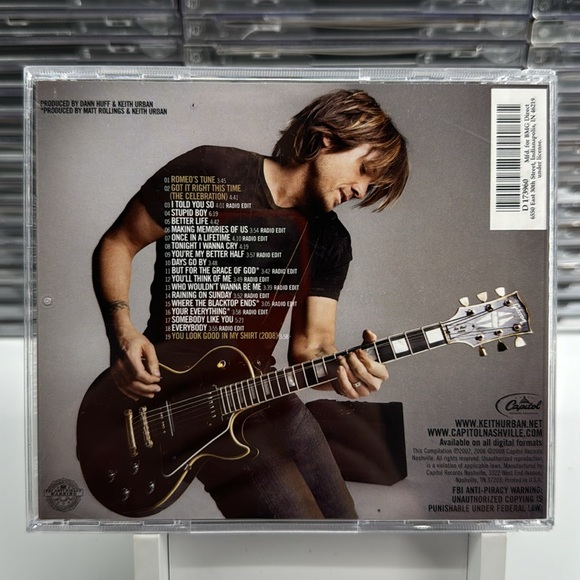 Keith Urban - Greatest Hits on CD. 2008 - Picture 3 of 5